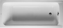 Duravit D-CODE vaňa obdĺžniková 160x70cm akrylát 100l, Biela 700096000000000