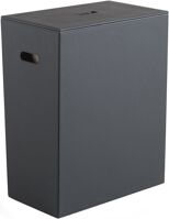 Gedy LUXURY kôš na bielizeň 49,5x61,8x29cm, čierna 103714
