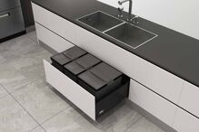 Alveus Koš odpadkový AL 800  1x15a1x15La1x20L Antracit