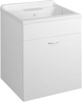 Aqualine Skrinka pod výlevku 59,5x70x49,4cm, biela 57035 Aqualine Skrinka pod výlevku 59,5x70x49,4cm, biela 57035