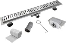 Mereo Odtokový sprchový žľab 80 cm, vr. roštu WAVE CZ112