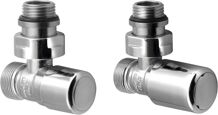 Aqualine FIRST pripojovacia sada ventilov ručná rohová, chróm CP910S