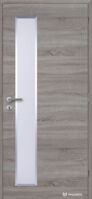 Doornite CPL-Deluxe laminátové interiérové dvere ALU VERTIKA SKLO, Bardolino Horizont, DTD