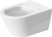Duravit D-Neo závesné WC 37x54 cm Rimless,hlboké splachovanie,Durafix,Biela 2577090000
