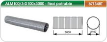 Vents VEN-RURA FLEXI KOV ALM100/3-D100x3000