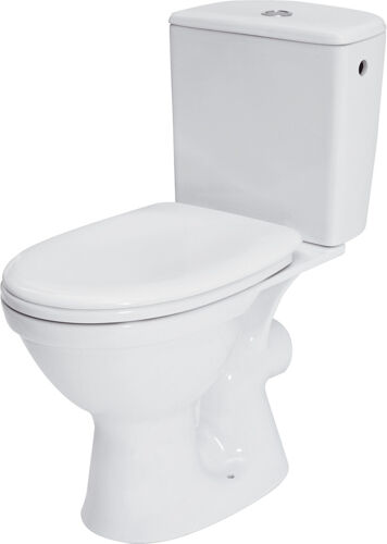 Cersanit MERIDA 010 WC Kombi,vodor.odpad, bočný prívod vody+sedátko polyprop,Biela K03-014