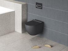 Ravak CHROME UNI WC závesné RimOff 360x510x350mm,Čierne X01794