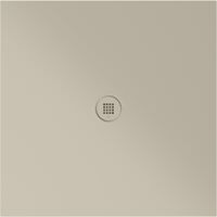 GSI Keramická sprchová vanička, štvorec 100x100x2cm, creta mat GSI Keramická sprchová vanička, štvorec 100x100x2cm, creta mat