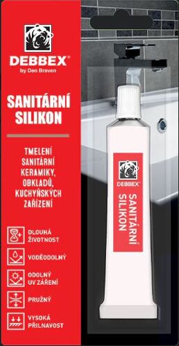 Silikón sanitárny biely RL, 23ml