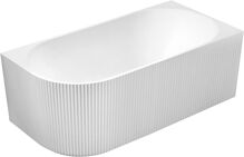 Aqualine TIBERA STRIP R akrylátová rohová stojaca vaňa, 150x75 cm, biela E1037G