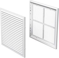 Ventilačná plastová mriežka, biela, MV250s-200x200