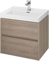 Cersanit SET B114 CREA skrinka a CREA 60 umývadlo, Dub S801-288