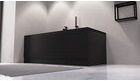 Polysan PLAIN panel čelný 170x59cm, čierna mat, ľavý (6) (5)