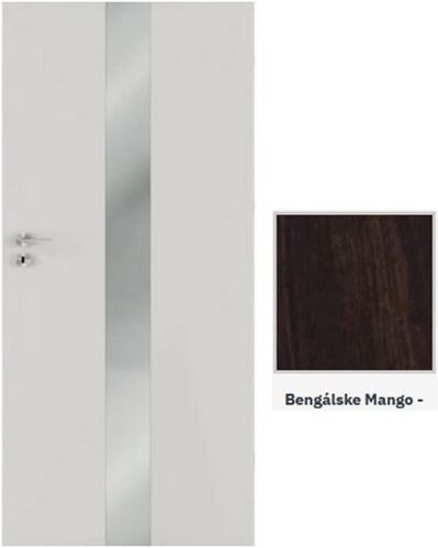 IMPERIODOOR set Dvere Niagara Mirror 2 fólia Mango Bengali zrkadlo 155 mm+Zárubeň