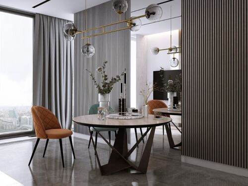 HOPA SÉRIA A dizajnový plastový lamelový panel 12,2x270 cm Strieborný