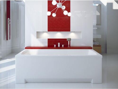 Hopa OPTIMA Vaňa obdĺžniková akrylátová 140x70cm, Biela