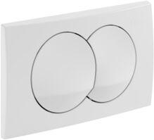 Geberit 115.100.11.1 Ovládacie tlačidlo Delta20 2-M, alpská biela 115.100.11.1