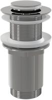 ALCA Výpusť umývadlová CLICK/CLACK 5/4" celokovová bez prepadu, malá zátka A394