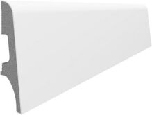 VOX Espumo 101 soklová lišta pre podlahy rozmer 2400x65x16 mm Biela