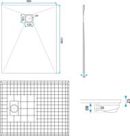 REA sprchová vanička Magnum Grey 120x90 REA-K4108 (8) (7)