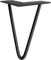 Sapho Nábytková noha, výška 200mm, čierna matná 30387 30387