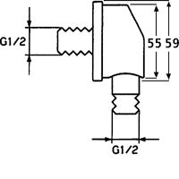 Hansa BASICJET pripojovacie koleno (1)