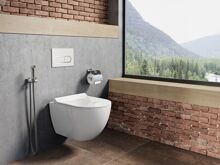 Ravak Uni Chrome RimOff WC závesné 36x51x35 cm so sedátkom SoftClose Biele