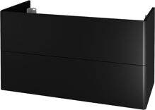 Mereo Siena, kúpeľňová skrinka 100 cm, čierna mat CN442S