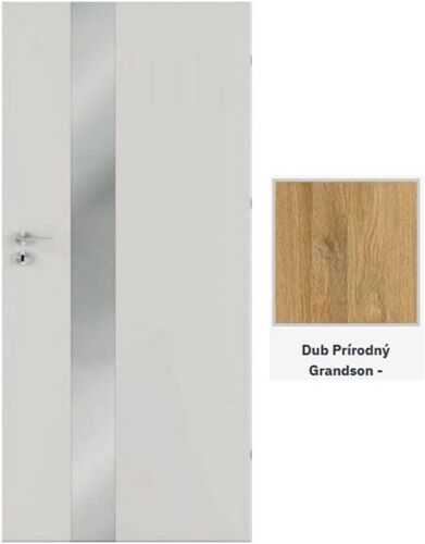 IMPERIODOOR set Dver Niagara Mirror 3 Polypropyl Dub Grandson Prírodný zrkad 155mm+Zárubeň