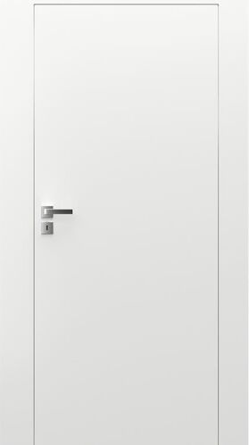 PORTA Doors SET rámové dvere HIDE 1.1 Plné Biela základná+zárubeň surový hliník REVERZNÉ
