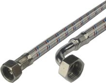 Klum Hadica pripojovacia nerez 8x12, FxF, 1/2"x1/2" s kolínkem, 20cm CR391C