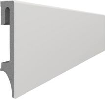 VOX Espumo 202 soklová lišta pre podlahy rozmer 2400x80x16 mm SvetloŠedá