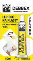 DEBBEX Lepidlo na plast, 50ml