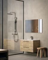 Kielle Sprchový set s termostatom, 26 cm, 3 prúdy, čierna/biela 20602004 (12) (11)
