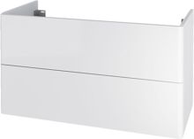 Mereo Siena, kúpeľňová skrinka 100 cm, biela lesk CN412S