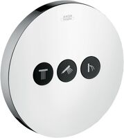 Axor SHOWER Select uzatvárací a prepínací ventil pre 3 spotrebiče,chróm 36727000