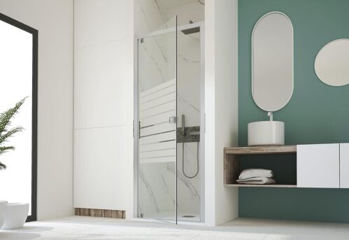 Hopa Sprchové dveře DECO N1B - BARVA rámu - Hliník ossidato, Rozměr A - 110 cm, Směr zavír Hopa Sprchové dveře DECO N1B - BARVA rámu - Hliník ossidato, Rozměr A - 110 cm, Směr zavír