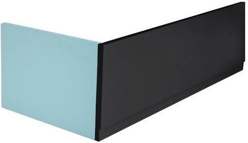 Polysan PLAIN panel čelný 160x59cm, čierna mat, pravý