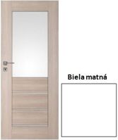 DRE set Rámové dvere PREMIUM 2 fólia DRE-Cell Biela Matná, so zárubňou
