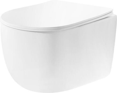 REA závesné záchodová misa Eddy Tornado Rimless Flat N REA-C6560