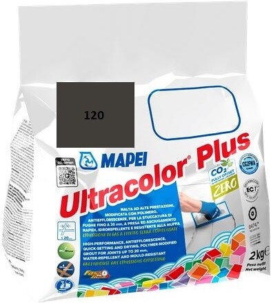 Mapei ULTRACOLOR PLUS 120 protiplesňová škárovacia malta, čierna, 2kg