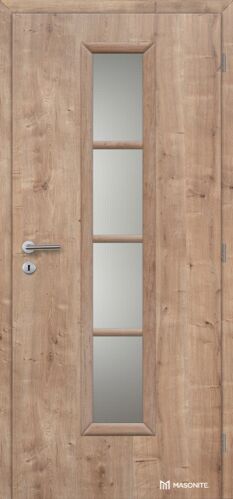 Doornite CPL-Premium laminátové AXIS SKLO Dub prírodný-vertikálny interiérové dvere