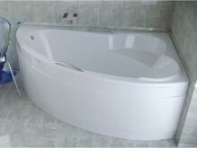 Besco ADA Vaňa asymetrická akrylátová 140x90cm Pravá 163 l, Biela