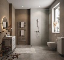 Kielle Oudee sprchová hlavica priemer 130 mm, 3 prúdy, EcoSmart, Chróm/Biela 20402011E (8) (7)