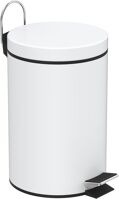Aqualine SIMPLE LINE odpadkový koš guľatý 3l, biela 28103 Aqualine SIMPLE LINE odpadkový koš guľatý 3l, biela 28103