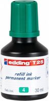 Edding T25 náhradný atrament pre permanentné fixky, zelený