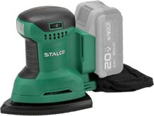 STALCO Bruska excentrická aku Delta DSS20-140, 20V, S-VOLT