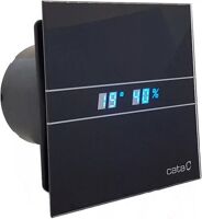 Cata E-100 GBTH kúpeľňový ventilátor axiálny s automatom,4W/8W,potrubie 100mm, čierna 900602 900602