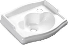 Kerasan RETRO keramické umývadlo 41x30cm, otvor pre batériu vpravo, bez prepadu 103301DX