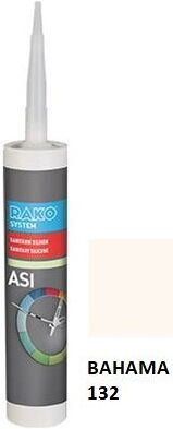 RAKO system ASI 132 Silikónový tesniaci tmel, vodeodolný-protiplesňový,mraz,310 ml, Bahama